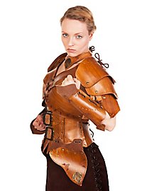 Leather armor set - Warrior, nut brown