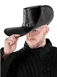 Leather Cavalier Hat