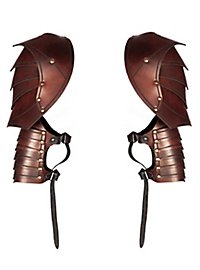 Leather Pauldrons - Dragon Warrior