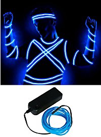 LED-Schnur blau, 5 Meter