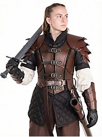 Ledertorso - Elfenkriegerin