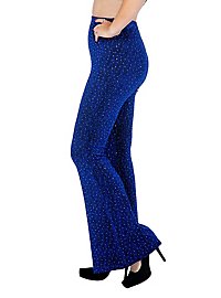 Leggings da discoteca da donna blu