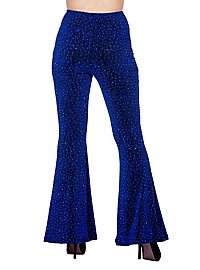 Leggings da discoteca da donna blu