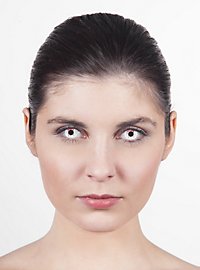 Lentillas Ojo Sangrante Blanco