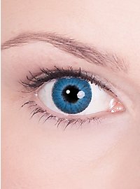 Lentille de contact correctrice iris bleu