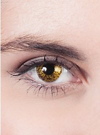 Lentilles de contact dorées
