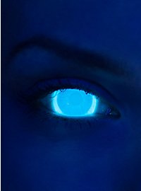 Lentilles de contact UV bleu clair
