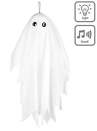 Lille Rasslende Spøgelse Animeret Halloween Pynt