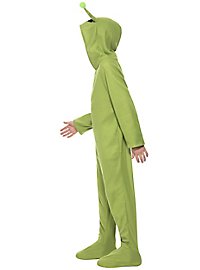 Little green man child costume
