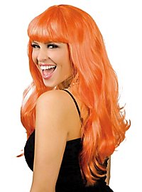 Long Hair persimmon Wig