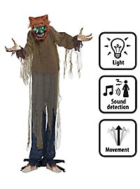 Loup-garou animé Décoration d'Halloween avec lumière et mouvements