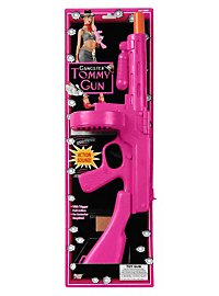Mafia Machine Gun pink Toy Weapon with Sound Effect