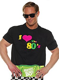 Maglietta anni '80 "I Love The 80's"