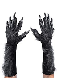 Mains de loup-garou grises