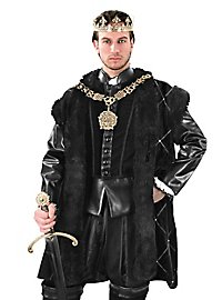 Manteau en velours noir Henri VIII