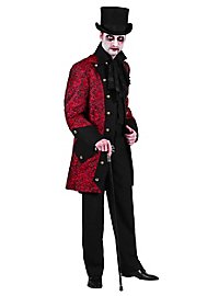 Manteau homme Paisley rouge