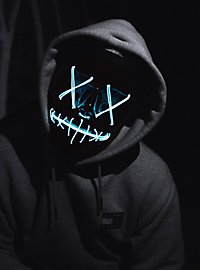 Mantello del costume di The Purge con maschera a LED