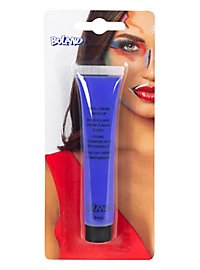 Maquillage crème bleu