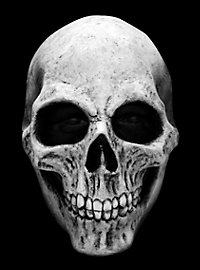Máscara De Calavera Blanca De Látex