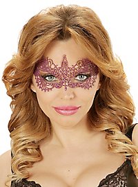 Máscara De Encaje Violeta