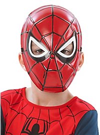Máscara De Plástico De Spider-Man Para Niños