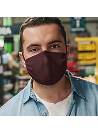 Mascarilla De Tela Gótica Con Estampado De Rosas