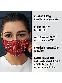 Maschera bandana in tessuto