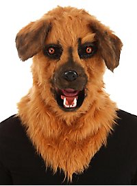 Maschera da cane con bocca mobile