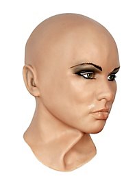 Maschera da diva realistica realizzata in lattice espanso deluxe