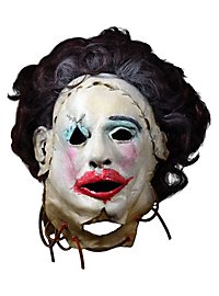 Maschera da donna dipinta sul viso di Texas Chainsaw Massacre