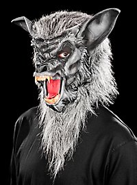 Maschera da lupo mannaro grigia