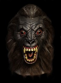 Maschera da lupo mannaro in lattice di American Werewolf