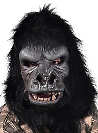 Maschera da scimmia Gorilla Deluxe