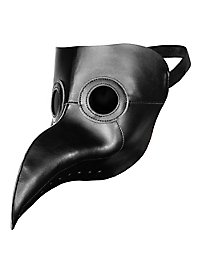 Maschera del medico della peste nera in finta pelle