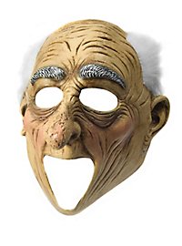 Maschera del nonno stupito con bocca aperta