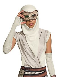 Maschera e cappuccio di Star Wars 7 Rey