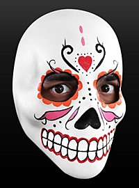 Maschera Del Giorno Dei Morti Con Rosa