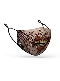 Maschera in tessuto da zombie
