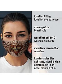Maschera in tessuto da zombie