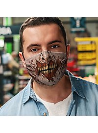 Maschera in tessuto da zombie