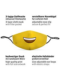 Maschera in tessuto Smiley Emoji