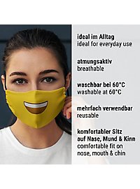 Maschera in tessuto Smiley Emoji