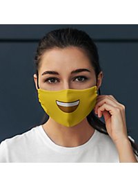 Maschera in tessuto Smiley Emoji