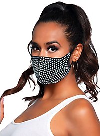 Maschera viso Coco con strass