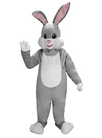 Mascota De Conejo Gris
