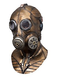 Masque à gaz steampunk en latex