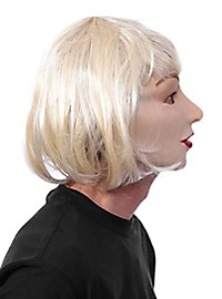Masque de diva blonde en latex