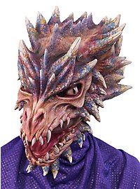Masque de dragon arc-en-ciel Deluxe