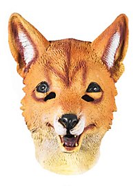 Masque de renard roux en latex