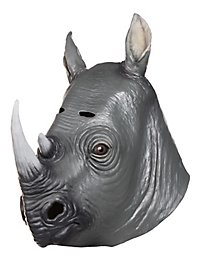 Masque de rhinocéros en latex